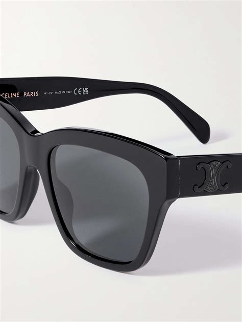 celine havana square acetate sunglasses|celine original sunglasses.